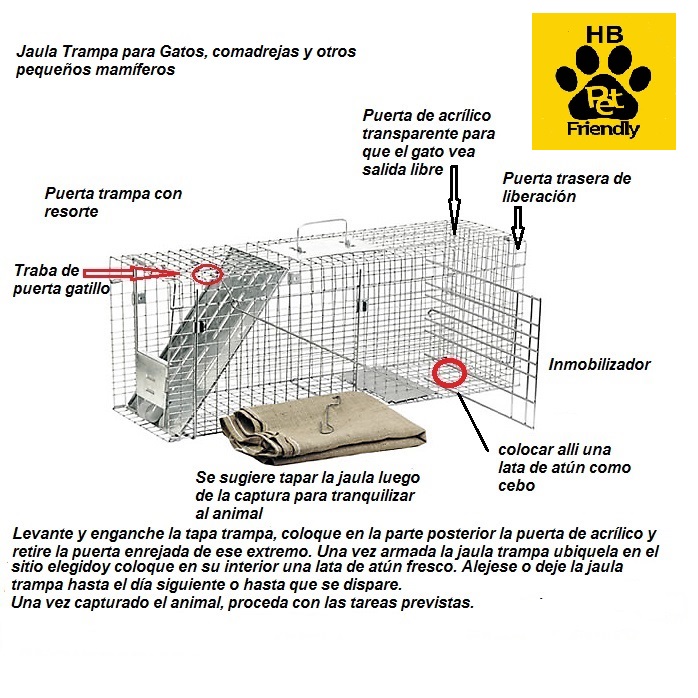 Como Colocar Una Trampa Jaula Para Gatos Y Otros Mamíferos